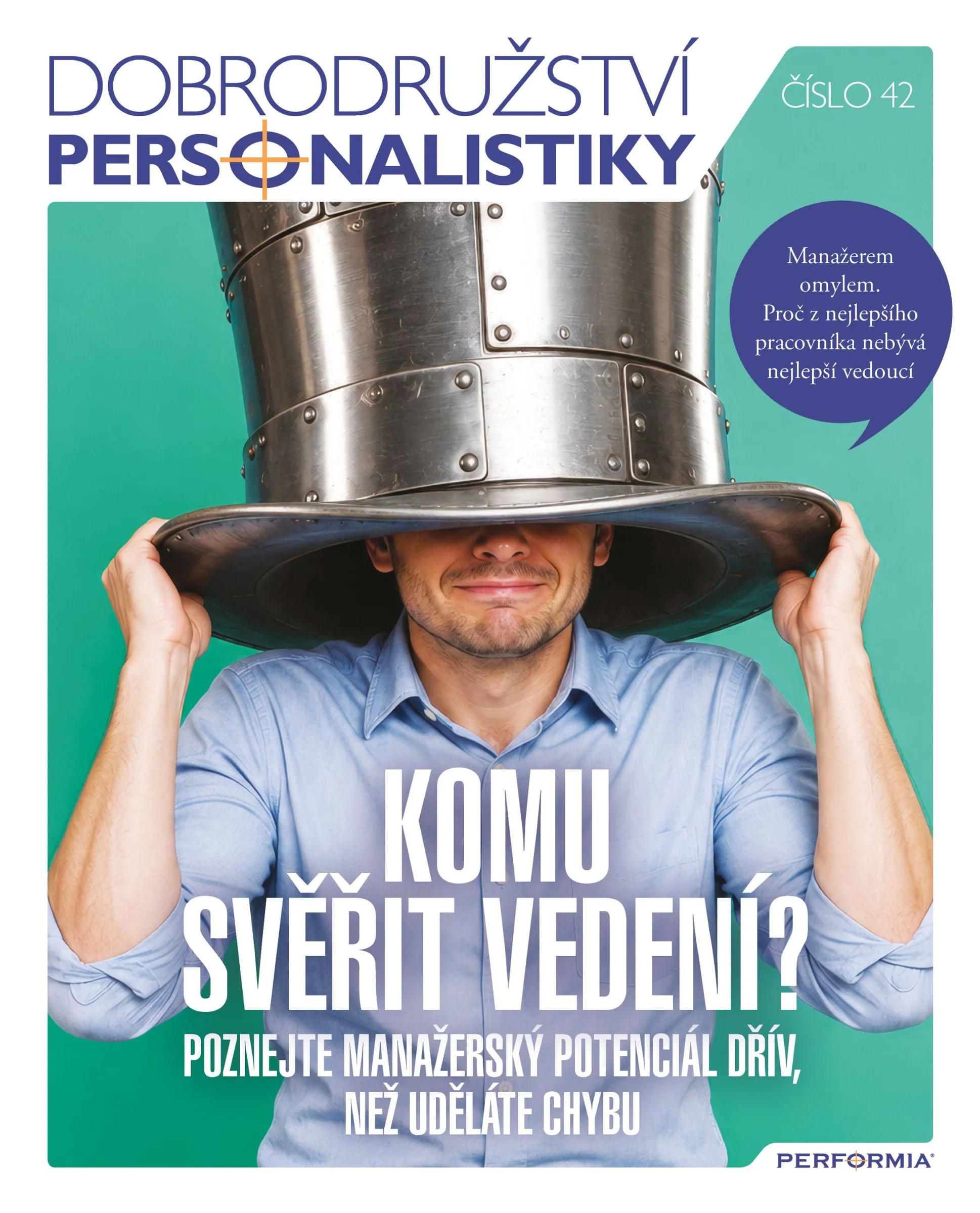 Titulní strana časopisu Dobrodružství personalistiky