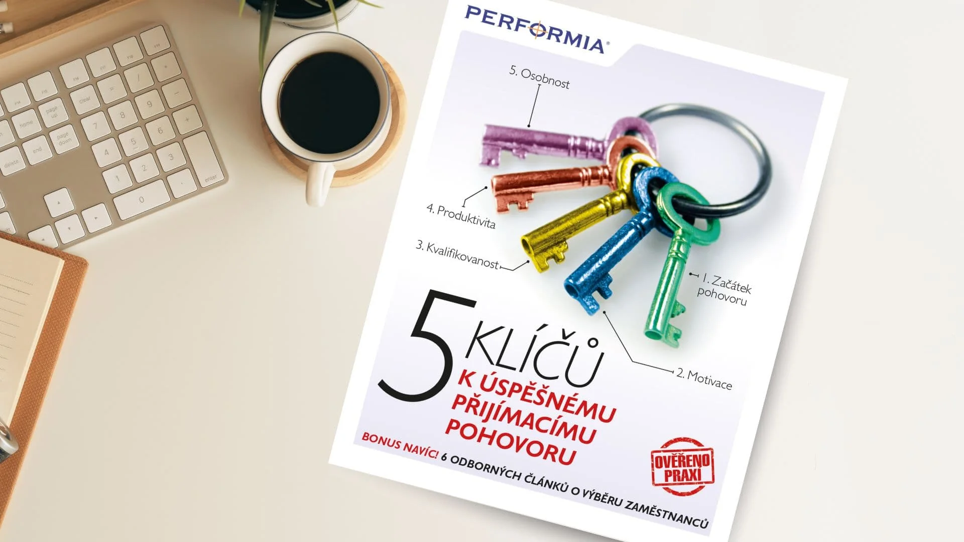Brožura 5 klíčů k úspěšnému přijímacímu pohovoru
