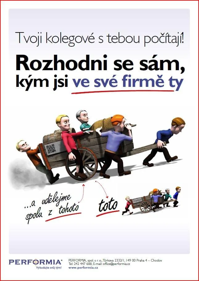 Ukázka plakátu Performia kára