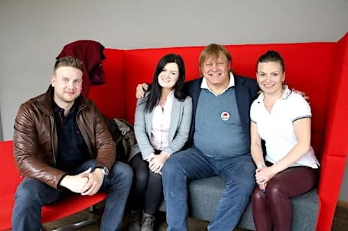 Zleva: Dominik Kubik, Renata Drahošová, Mårten Runow, Martina Kostková