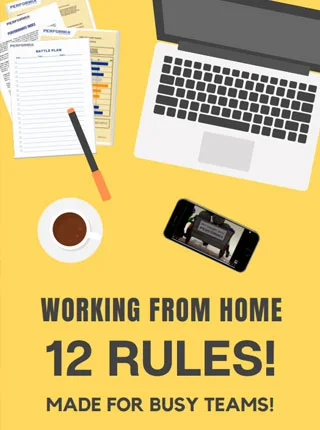 Working from Home: 12 Rules (cover)