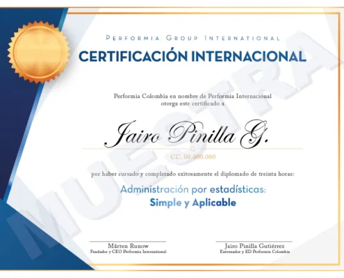 Diploma Admin Performia Muestra
